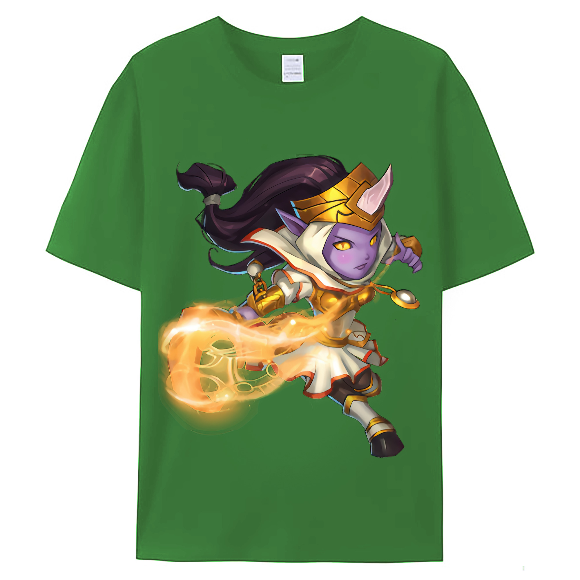 （画像用） リーグ・オブ・レジェンド League of Legends LOL レディースカジュアルプリントTシャツ（綿100％）